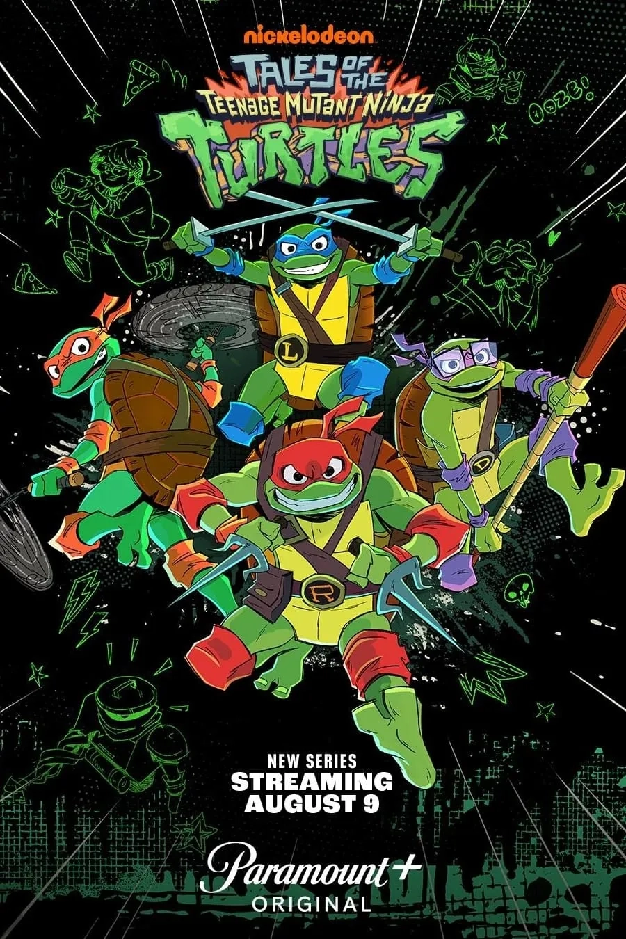 انیمیشن داستان های لاک پشت های نینجا جهش یافته نوجوان (Tales of the Teenage Mutant Ninja Turtles 2024)