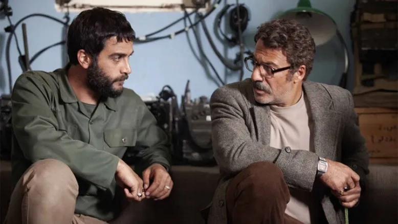 تصویری از آرمان درویش و امیر آقایی در فیلم دفاع مقدسی «جانشین»