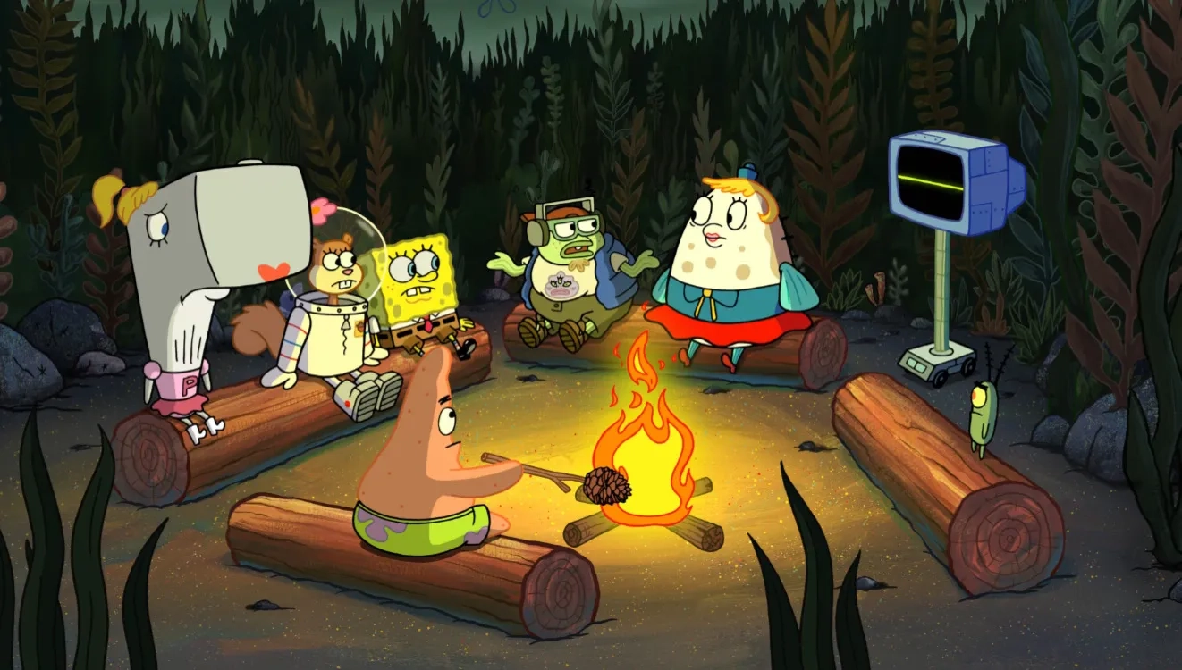 انیمیشن باب اسفنجی: وحشت در کمپ کورال (Kreepaway Kamp 2024)