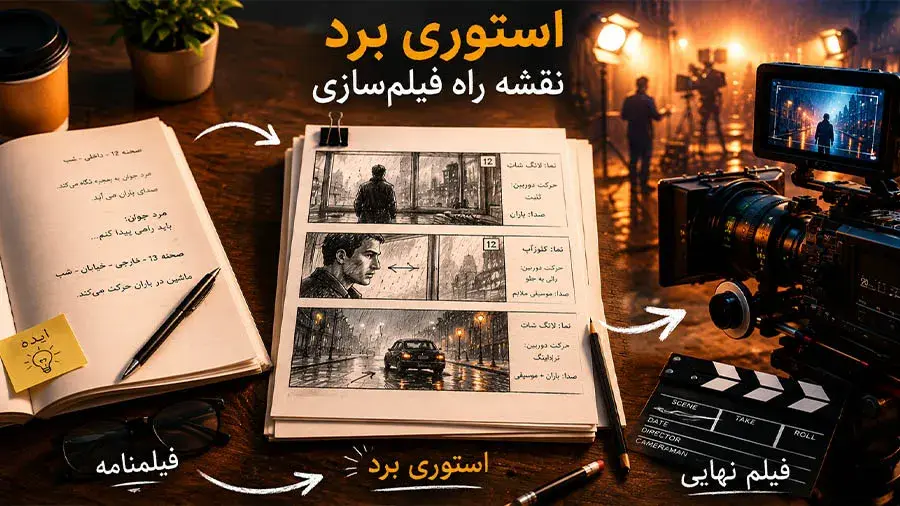 استوری برد (Storyboard)؛ از ایده تا تصویر در فرآیند تولید فیلم
