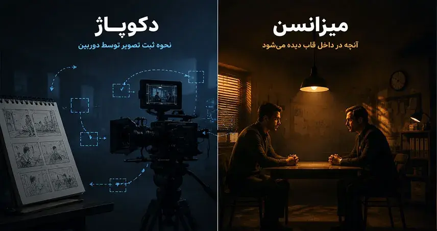 تفاوت دکوپاژ و میزانسن در سینما؛ دو مفهوم نزدیک اما متفاوت