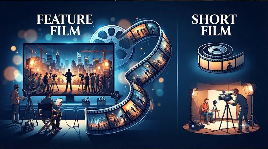 تفاوت فیلم بلند و فیلم کوتاه چیست؟ مقایسه کامل از ایده تا اکران