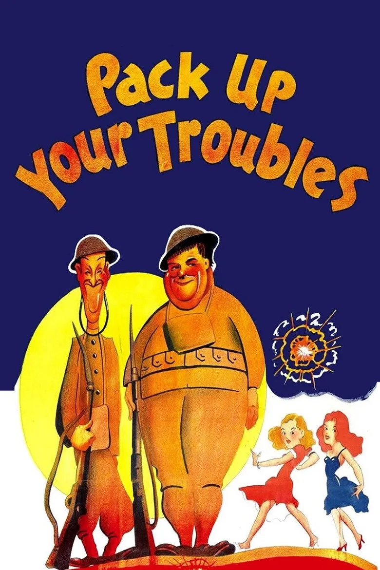 فیلم لورل و هاردی : زحمتت رو کم کن (Pack Up Your Troubles 1932)