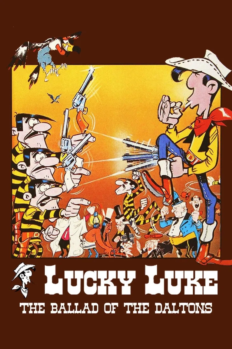 انیمیشن لوک خوش‌شانس: تصنیف دالتون‌ها (Lucky Luke: Ballad of the Daltons 1978)