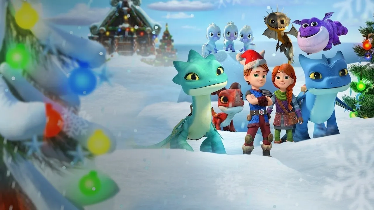 انیمیشن اژدها سواران: نجات تعطیلات هاتسگلر (Dragons: Rescue Riders: Huttsgalor Holiday 2020)