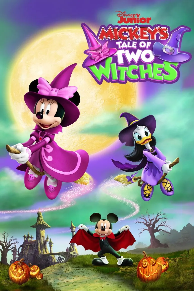 انیمیشن داستان دو جادوگر میکی (Mickey's Tale of Two Witches 2021)