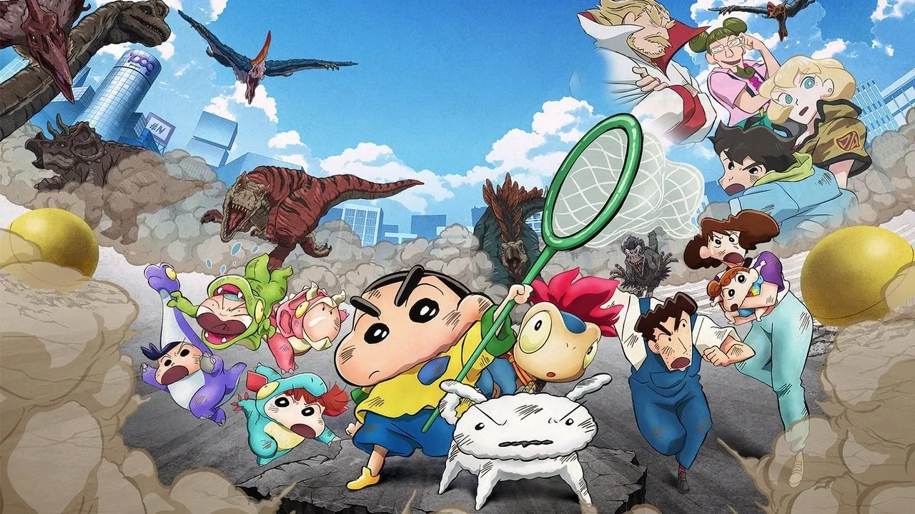 انیمه کریون شین چان : خاطرات دایناسوری اورا (Crayon Shin-chan the Movie: Our Dinosaur Diary 2024)