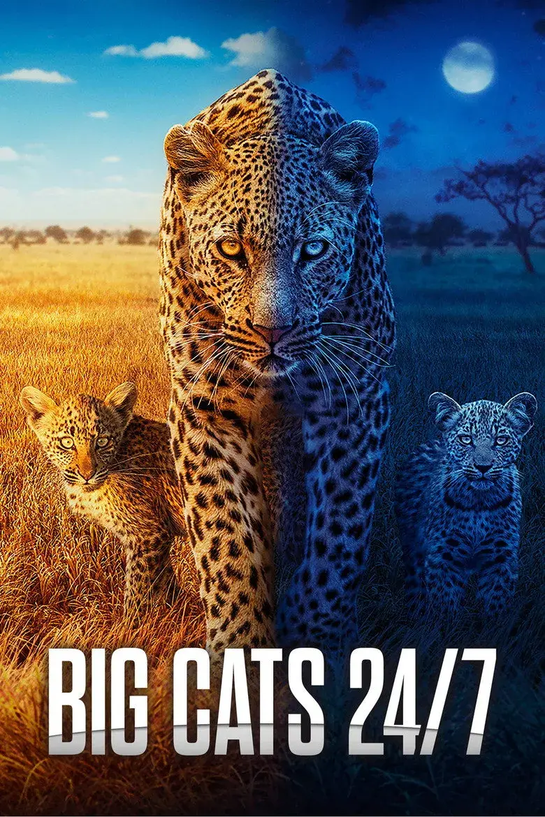 مستند شبانه‌روز با گربه‌های بزرگ (Big Cats 24/7 2024)