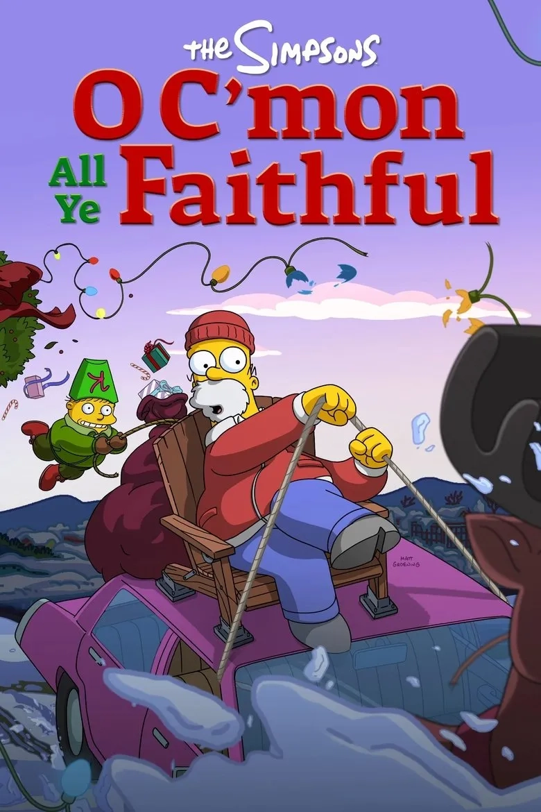 انیمیشن سیمپسون‌ها: همه جمع شوید (The Simpsons: O C'mon All Ye Faithful 2024)
