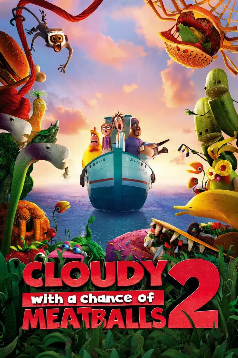 انیمیشن ابری با احتمال بارش کوفته قلقلی ۲ (Cloudy with a Chance of Meatballs 2 - 2013)