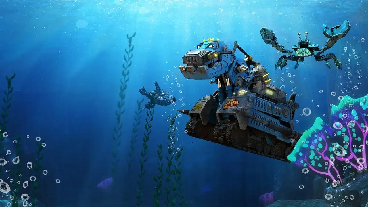 انیمیشن ماشیناسورها پر قدرت (Dinotrux: Supercharged 2017)