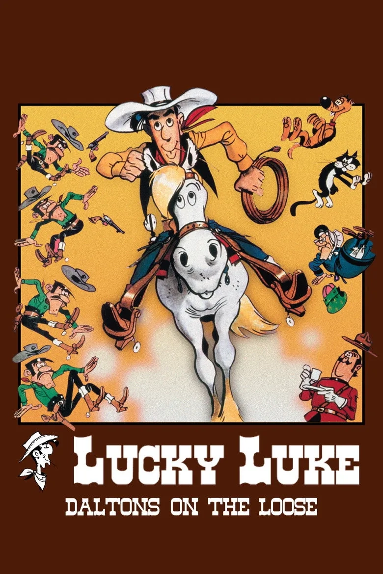 انیمیشن لوک خوش شانس و دالتون های بازنده (Lucky Luke: Daltons on the Loose 1983)