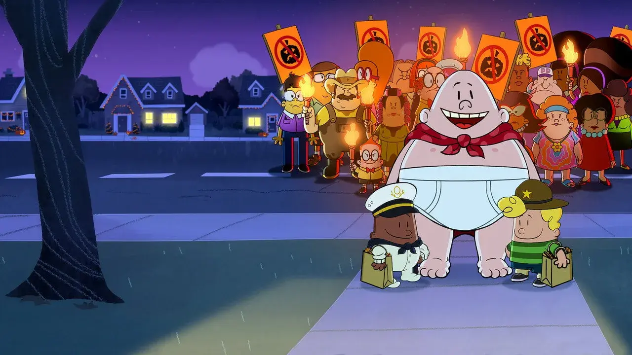 انیمیشن داستان ترسناك كاپیتان زیرشلواری-عوضووین (The Spooky Tale of Captain Underpants Hack-a-ween 2019)