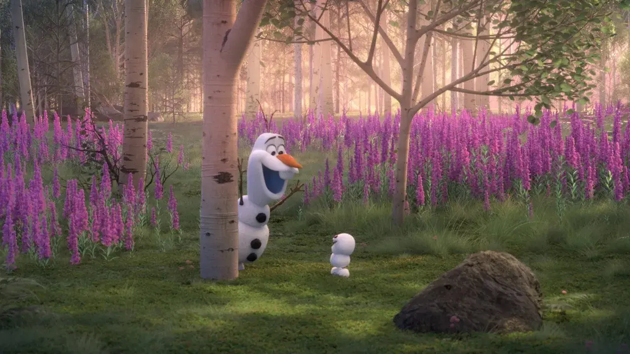 انیمیشن با اولاف در خانه (At Home With Olaf 2020)