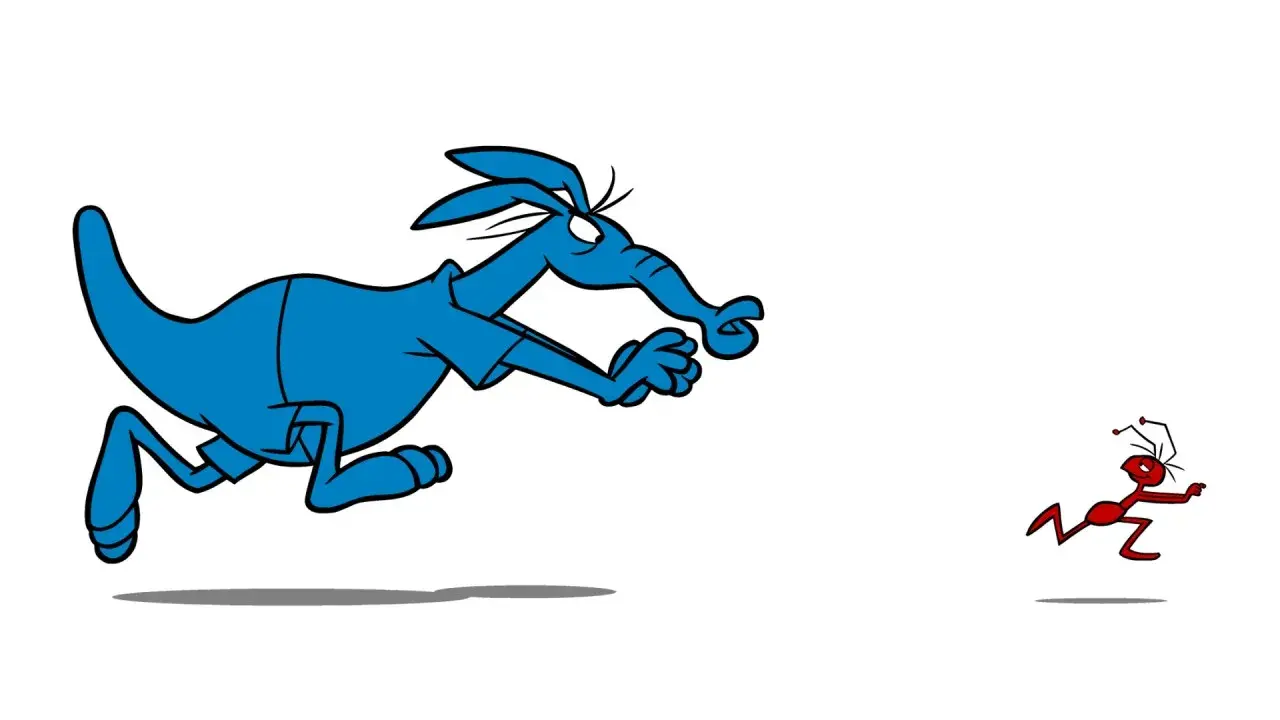 انیمیشن مورچه و مورچه‌خوار (The Ant and the Aardvark 1969)