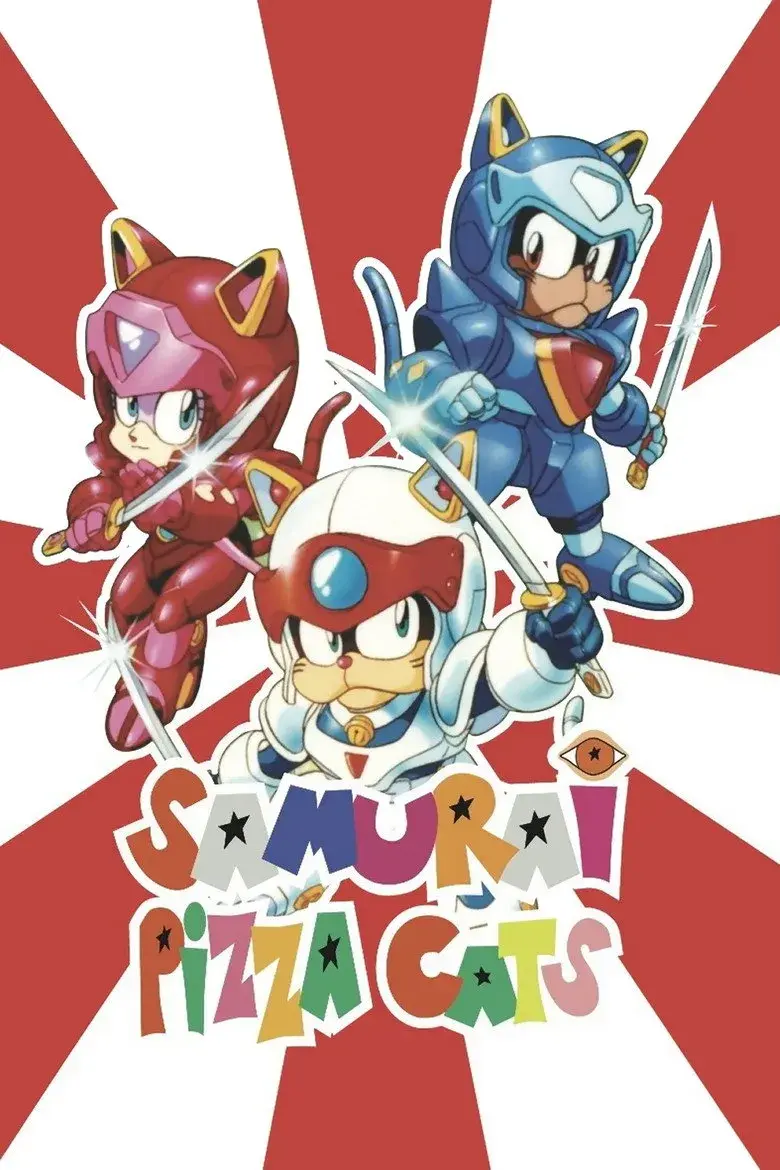 انیمیشن گربه های سامورایی (Samurai Pizza Cats 1990)