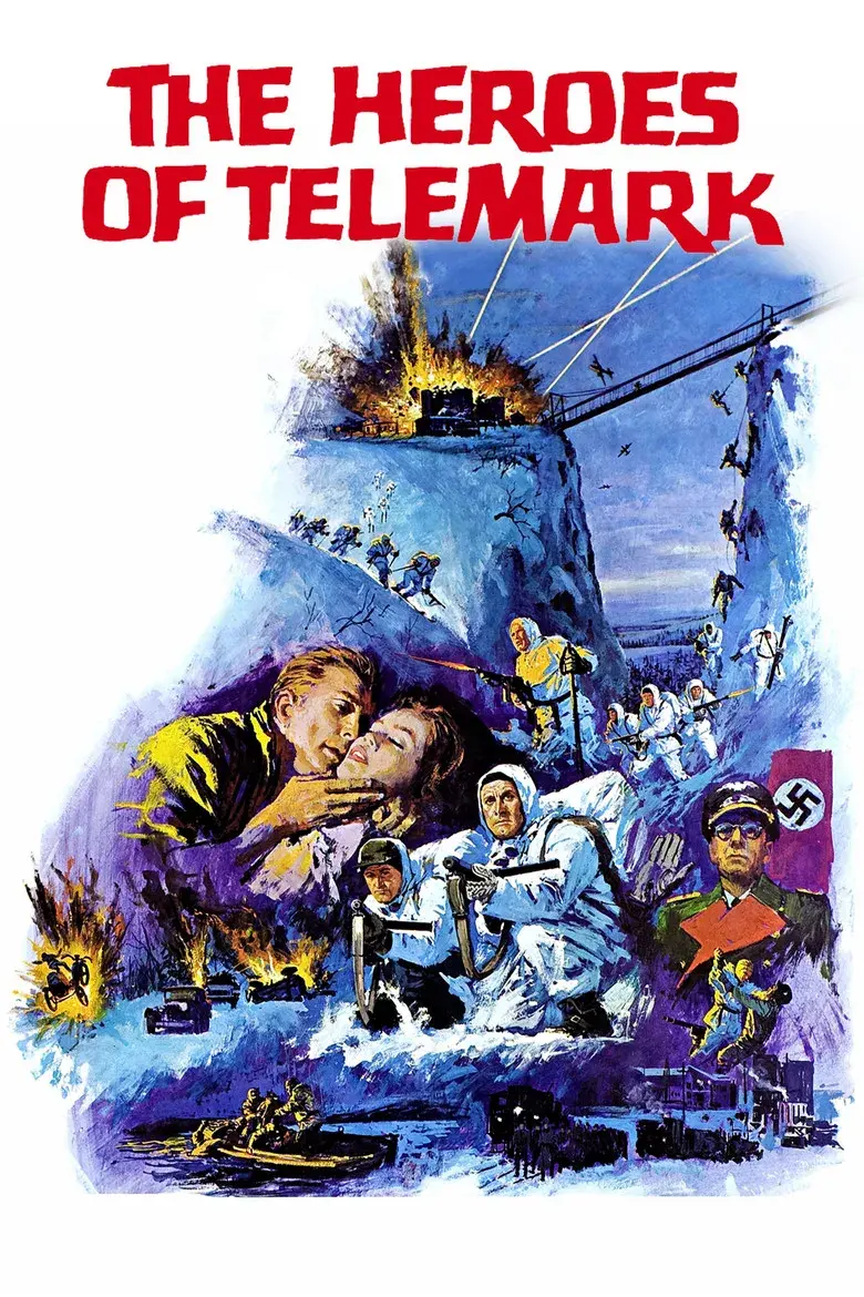 فیلم آتش بر فراز تلمارک (The Heroes of Telemark 1965)