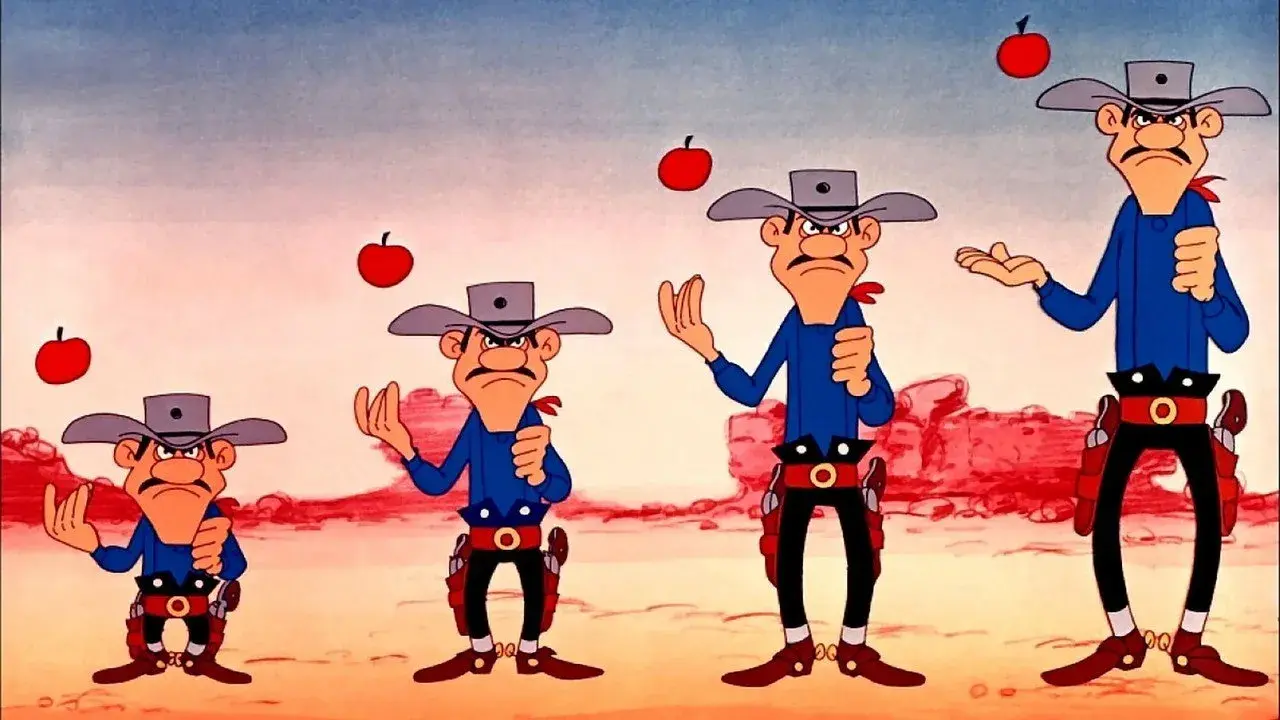 انیمیشن لوک خوش شانس در شهر مروارید (Daisy Town 1971)