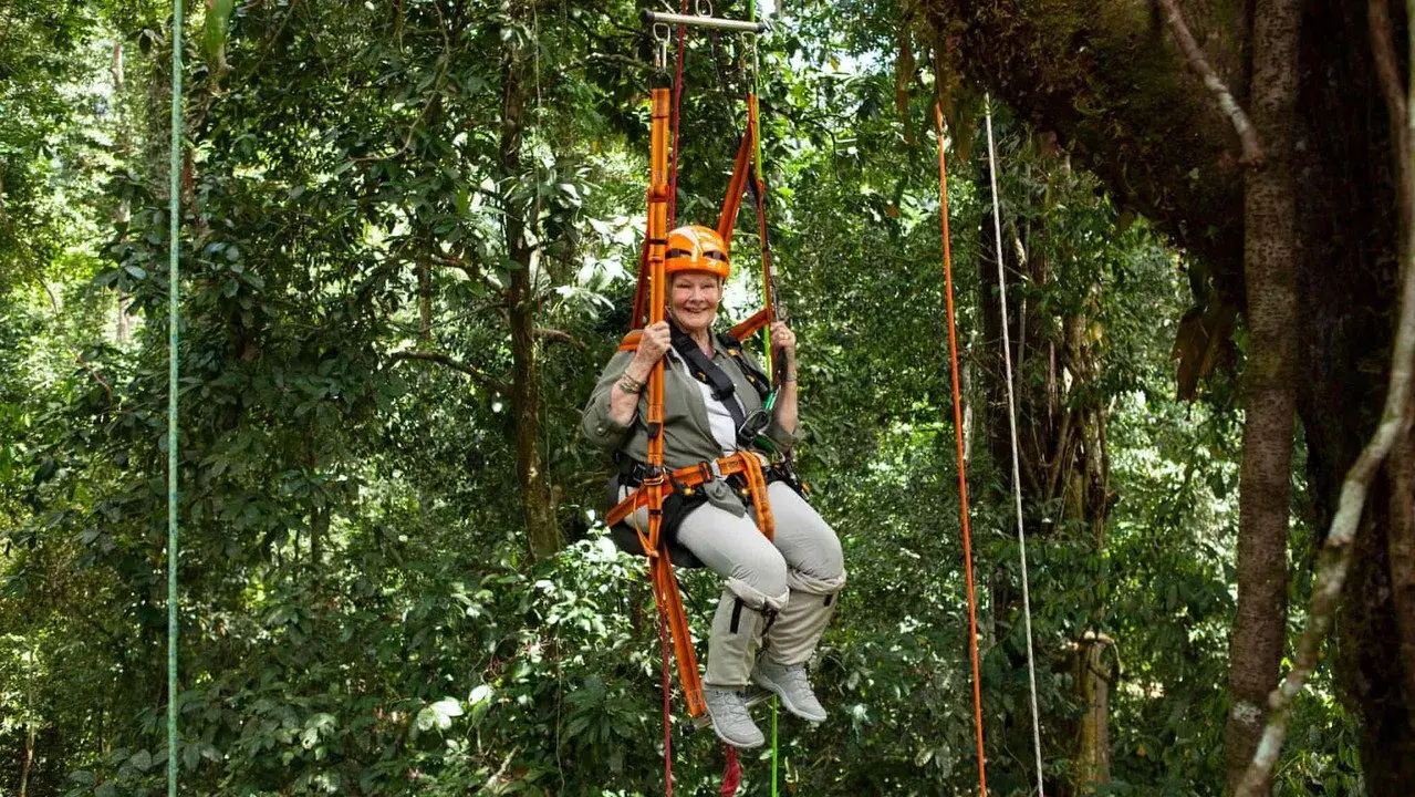 مستند ماجراجویی جودی دنچ در حیات وحش برونئو (Judi Dench's Wild Borneo Adventure 2019)