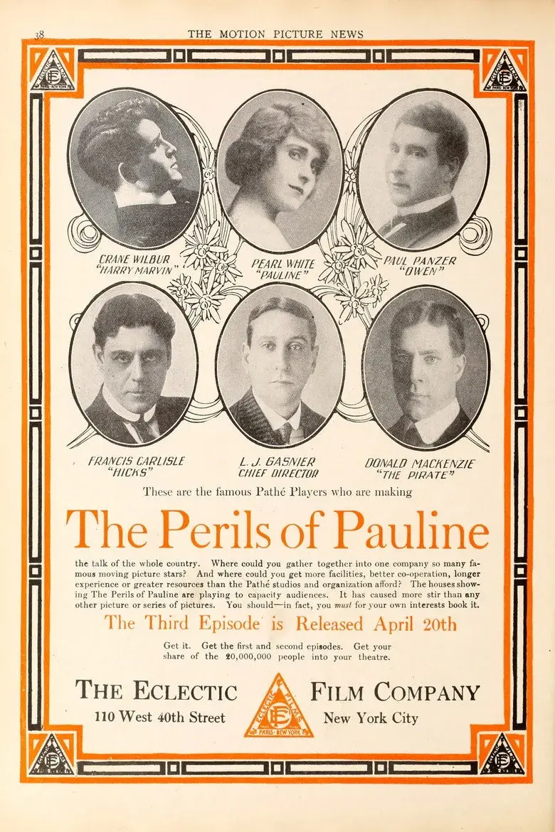 فیلم مخاطرات پائولین (The Perils of Pauline 1914)