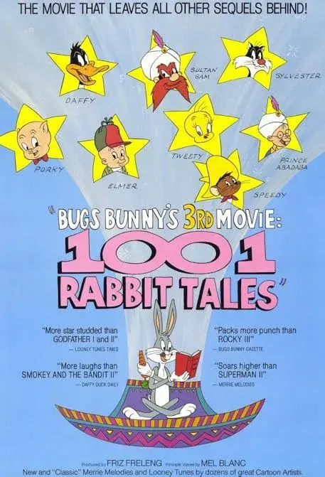انیمیشن باگز بانی و ۱۰۰۱ قصه خرگوشی (Bugs Bunny's 3rd Movie: 1001 Rabbit Tales 1982)