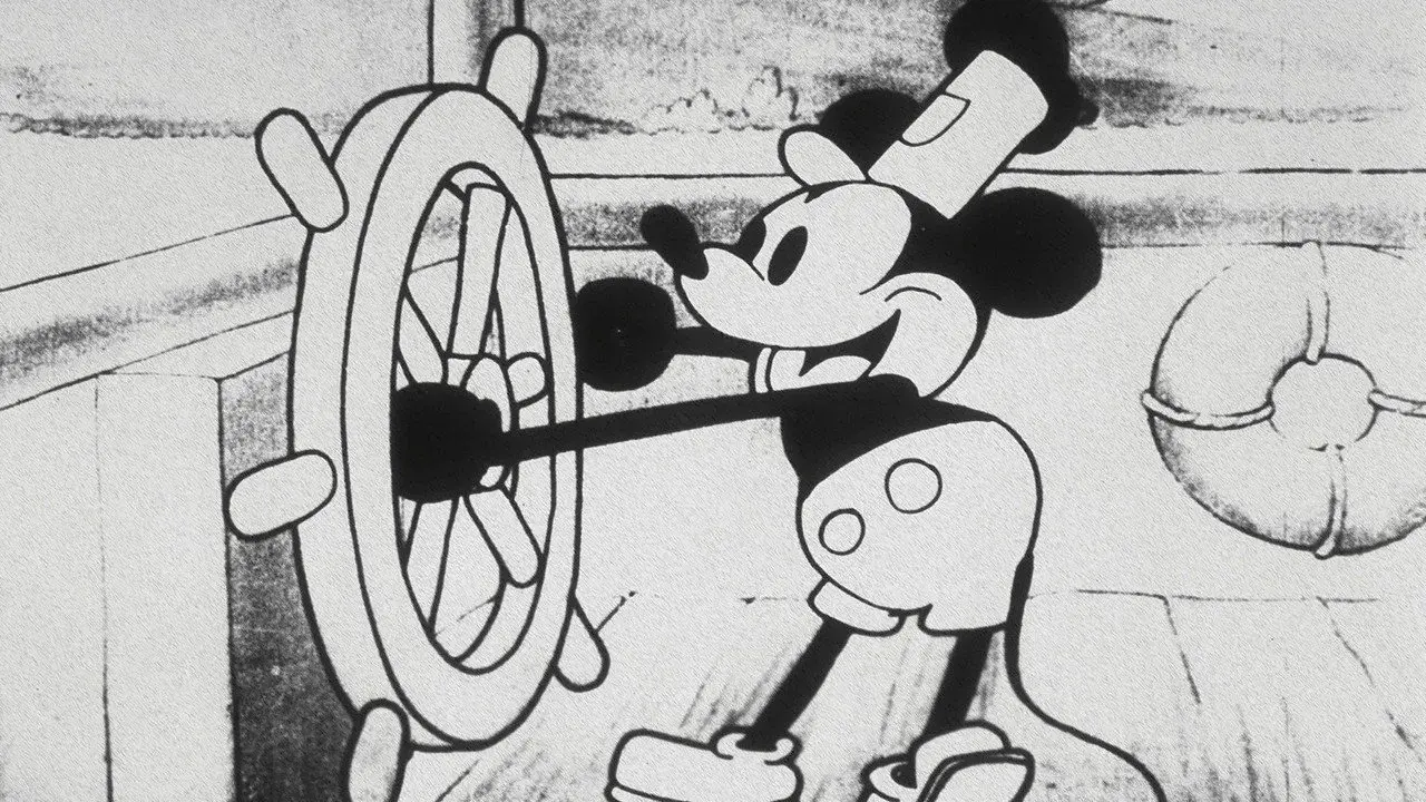 انیمیشن کشتی بخار ویلی (Steamboat Willie 1928)