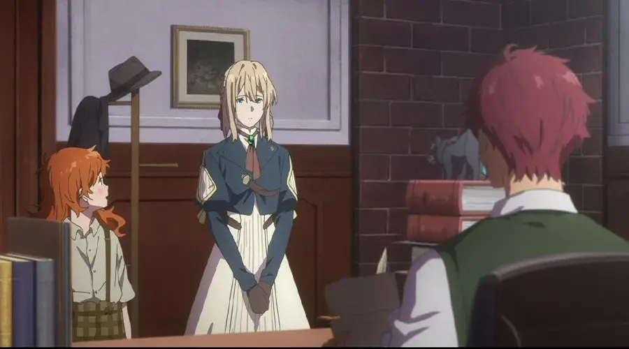 انیمه وایولت اورگاردن: جاودانگی و عروسکی با حافظه خودکار (Violet Evergarden: Eternity and the Auto Memory Doll 2019)