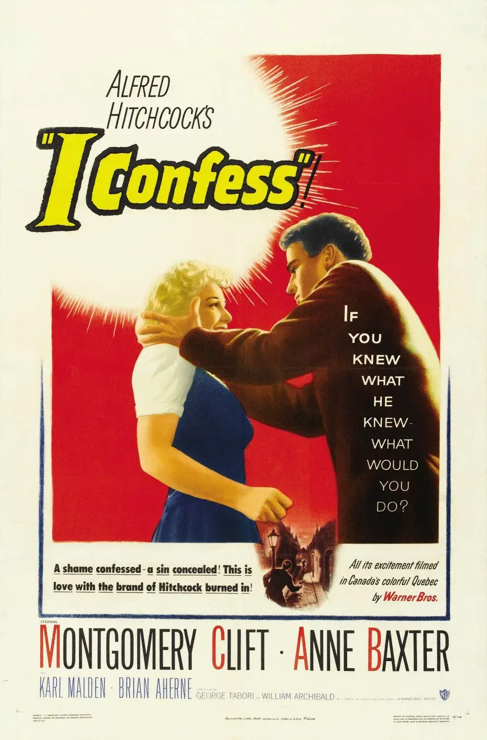 فیلم اعتراف می‌کنم (I Confess 1953)