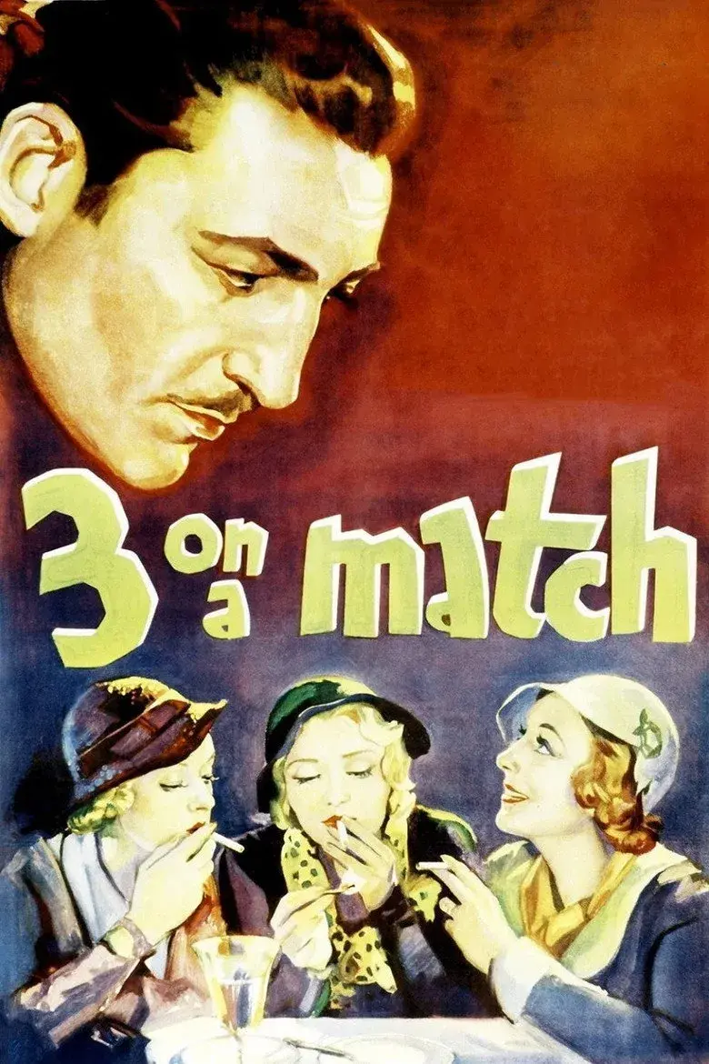 فیلم سه نفر با یک کبریت (Three on a Match 1932)