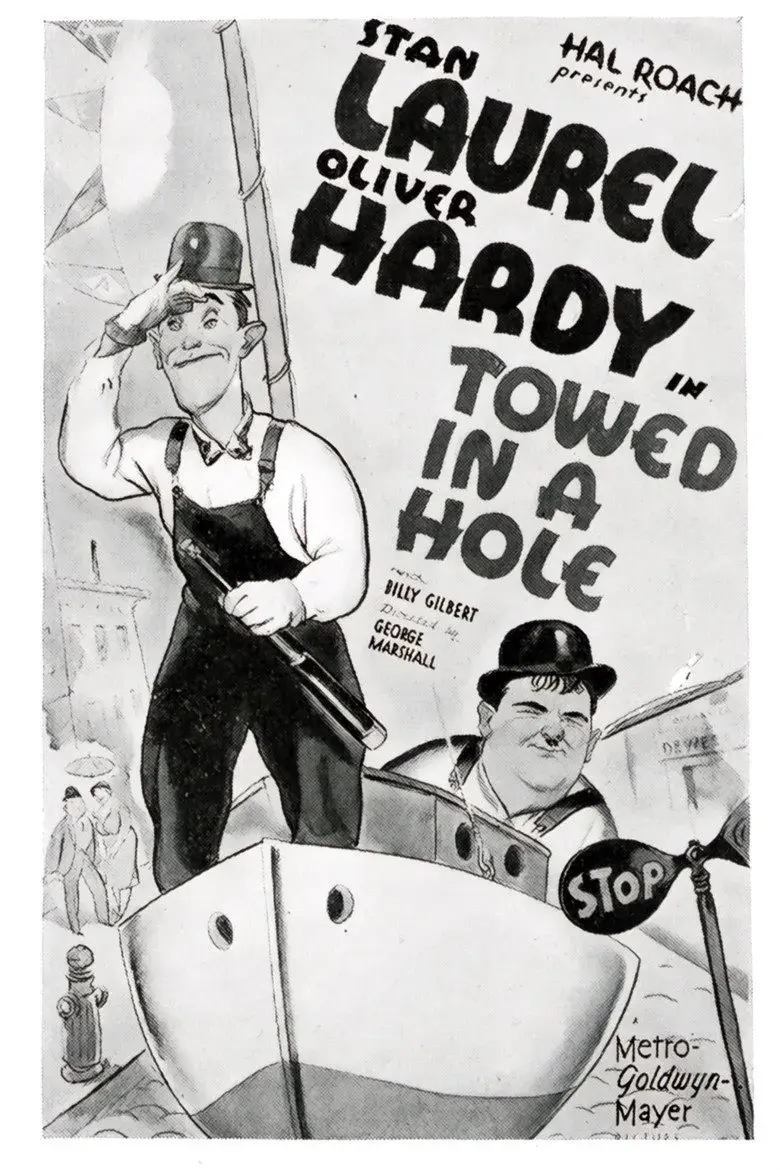 فیلم دردسرهای ماهیگیری (Towed in a Hole 1932)
