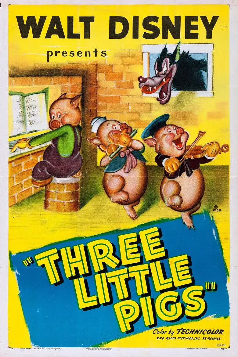  انیمیشن سه خوک کوچک (Three Little Pigs 1933)