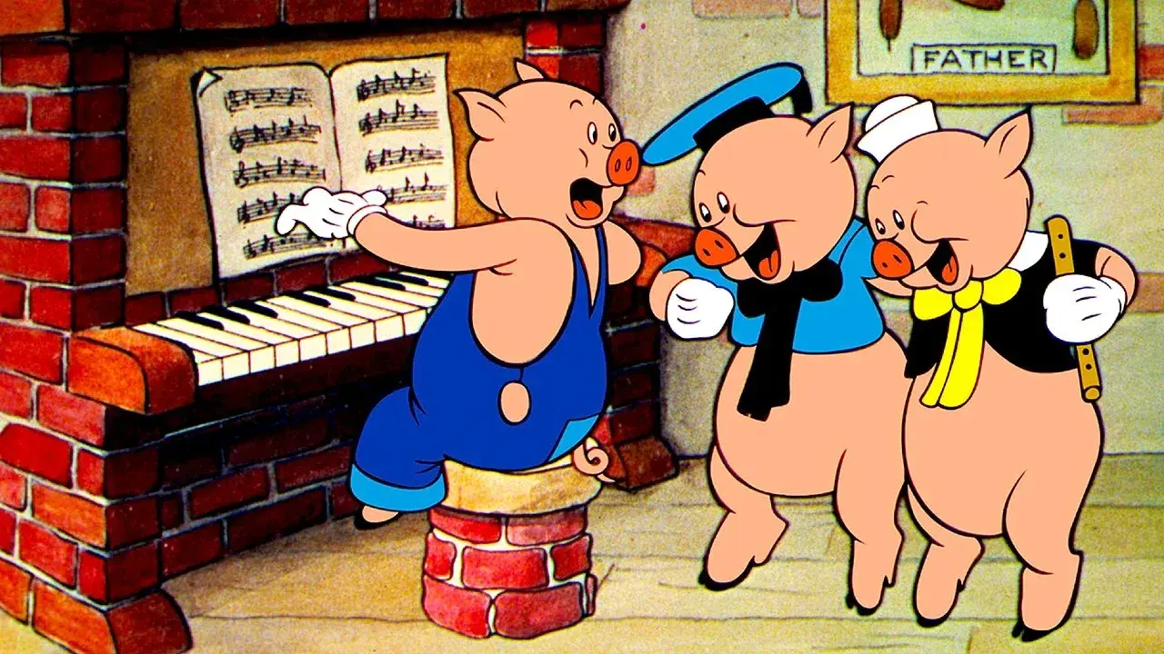  انیمیشن سه خوک کوچک (Three Little Pigs 1933)