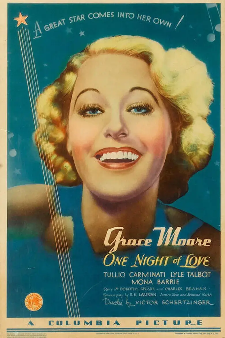 فیلم یک شب عشق (One Night of Love 1934)