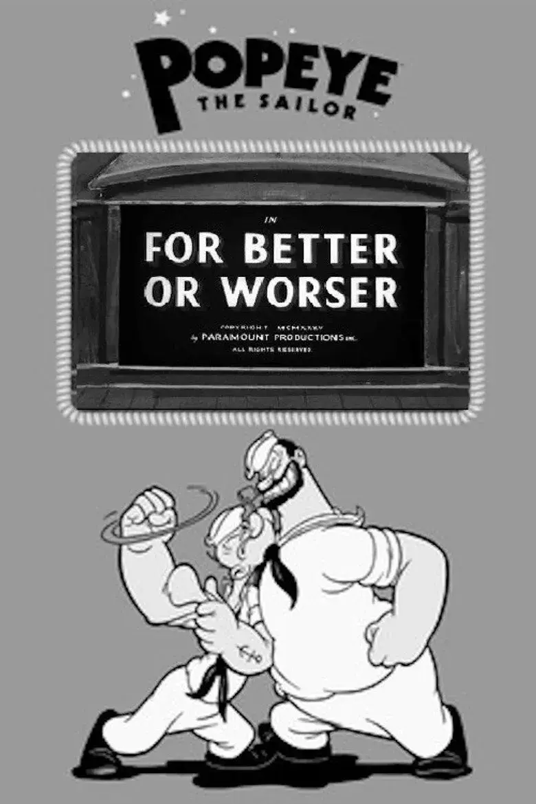 انیمیشن برای بهتر یا بدتر (For Better or Worser 1935)