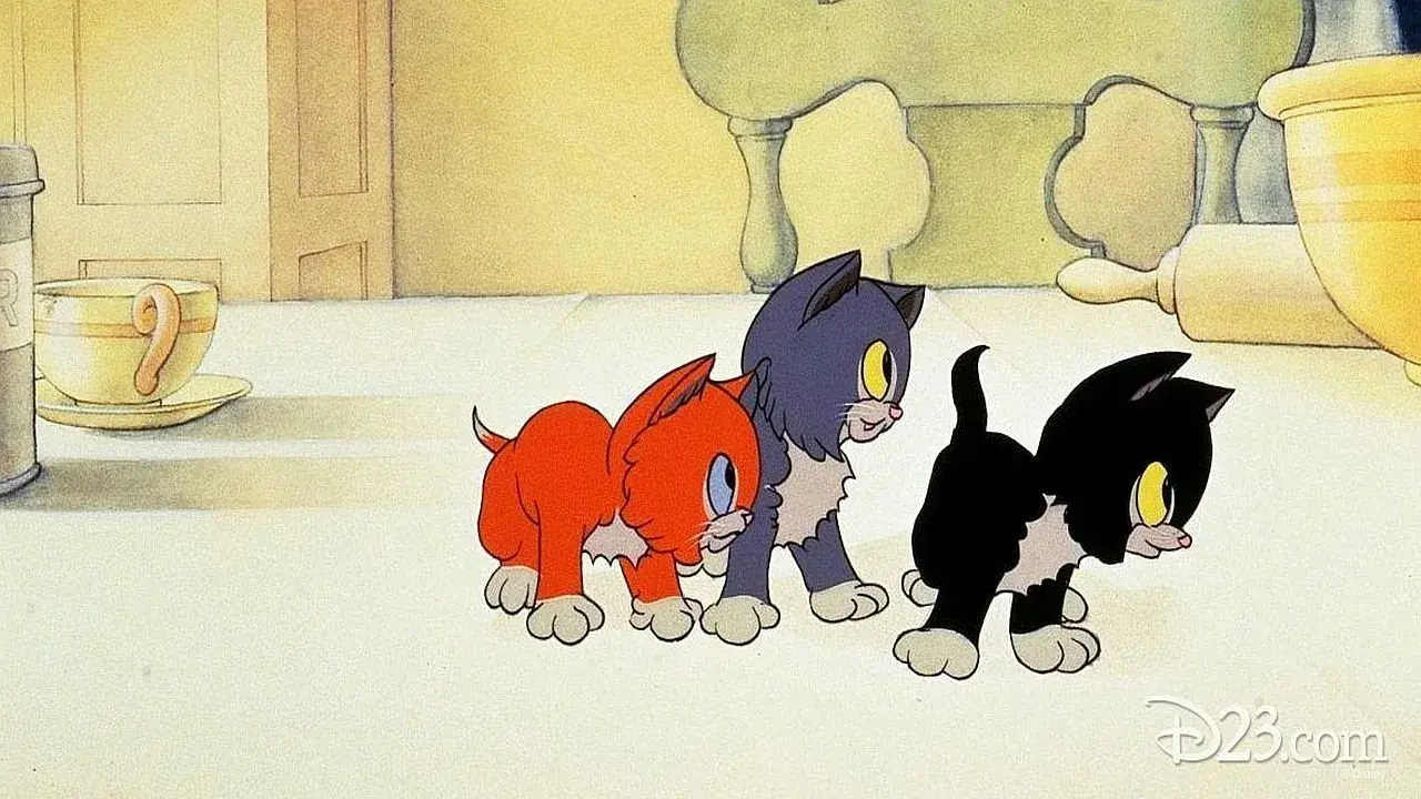انیمیشن سه بچه گربه یتیم (Three Orphan Kittens 1935)