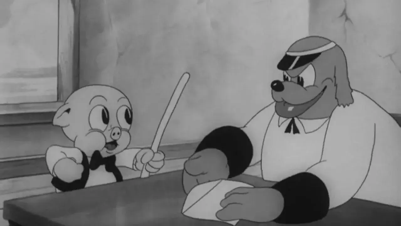 انیمیشن پست جعلی پورکی (Porky's Phoney Express 1938)
