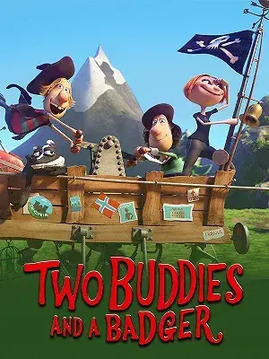 انیمیشن دو رفیق و گورکن (Two Buddies and a Badger 2015)
