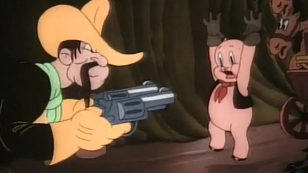 انیمیشن غریبه تنها و پورکی (The Lone Stranger and Porky 1939)