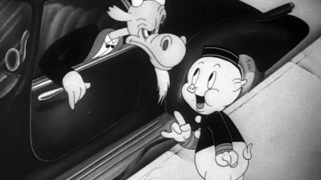 انیمیشن هتل پورکی (Porky's Hotel 1939)