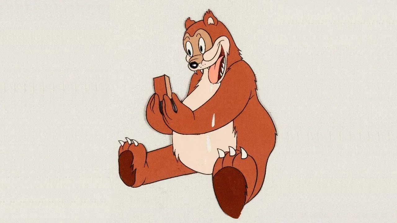 انیمیشن خرس شکمو (The Chewin' Bruin 1940)