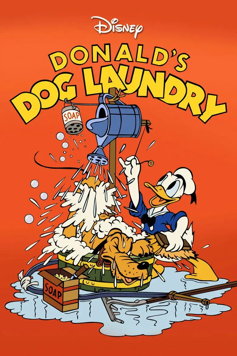 انیمیشن رختشویی سگ دونالد (Donald's Dog Laundry 1940)