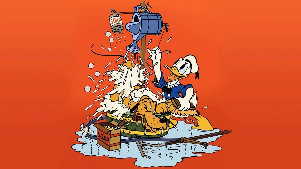 انیمیشن رختشویی سگ دونالد (Donald's Dog Laundry 1940)