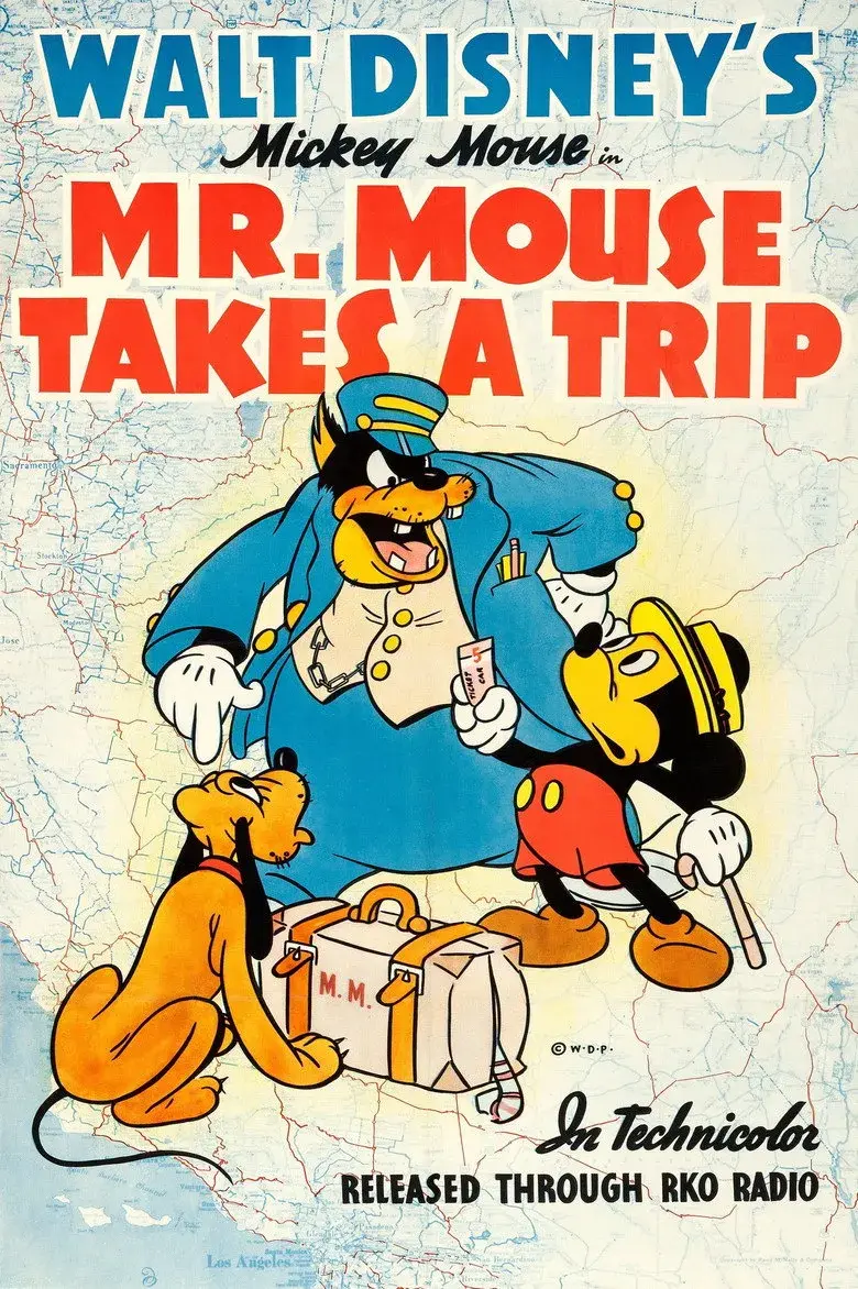 انیمیشن آقای موش به سفر می‌رود (Mr. Mouse Takes a Trip 1940)