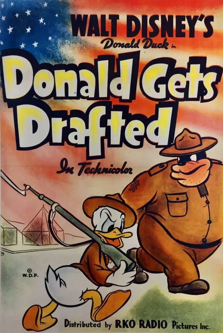 انیمیشن دونالد به خدمت سربازی می‌رود (Donald Gets Drafted 1942)