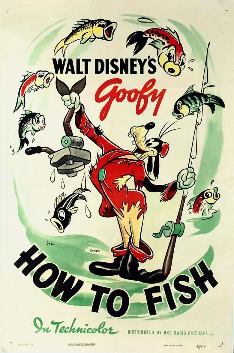 انیمیشن چگونه ماهیگیری کنیم (How to Fish 1942)