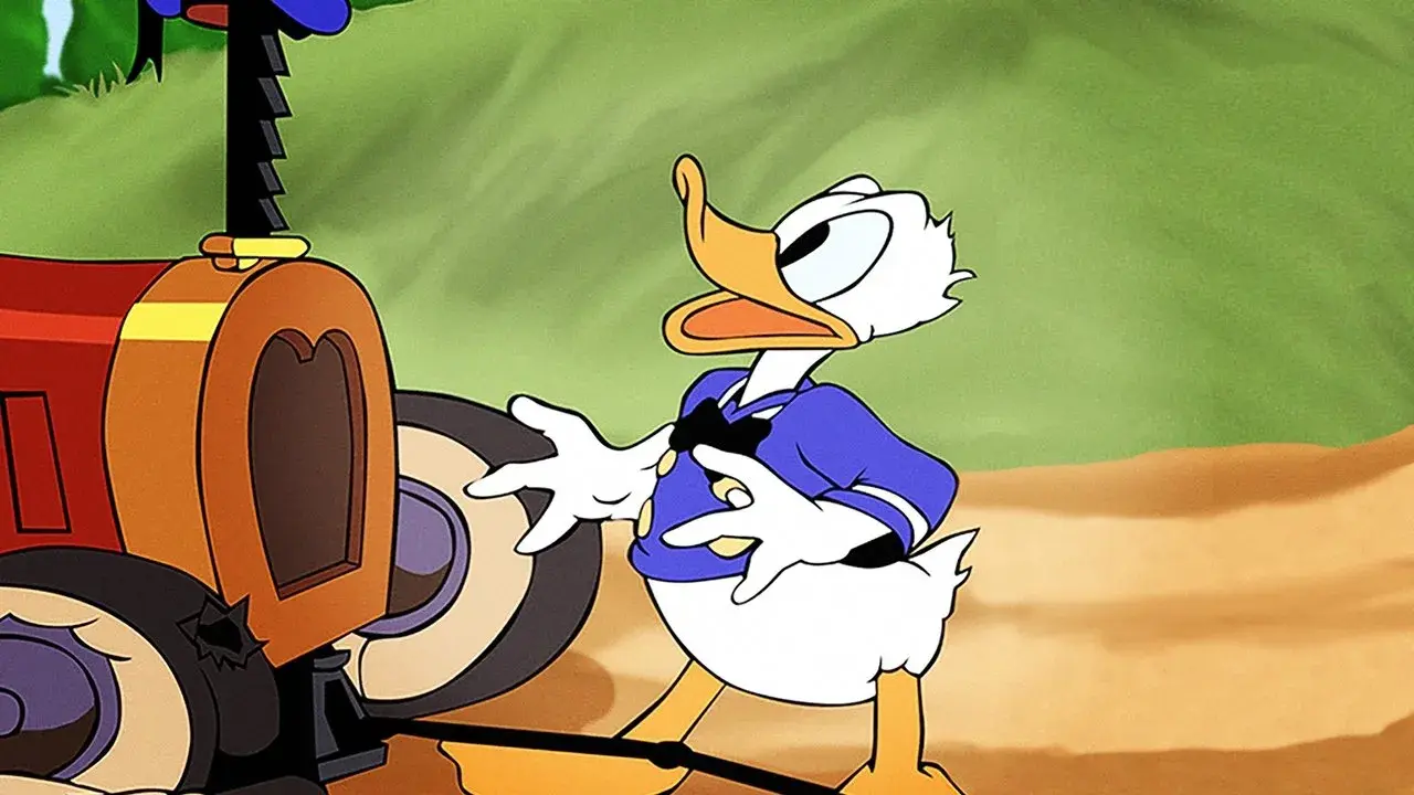 انیمیشن دردسر لاستیک دونالد (Donald's Tire Trouble 1943)