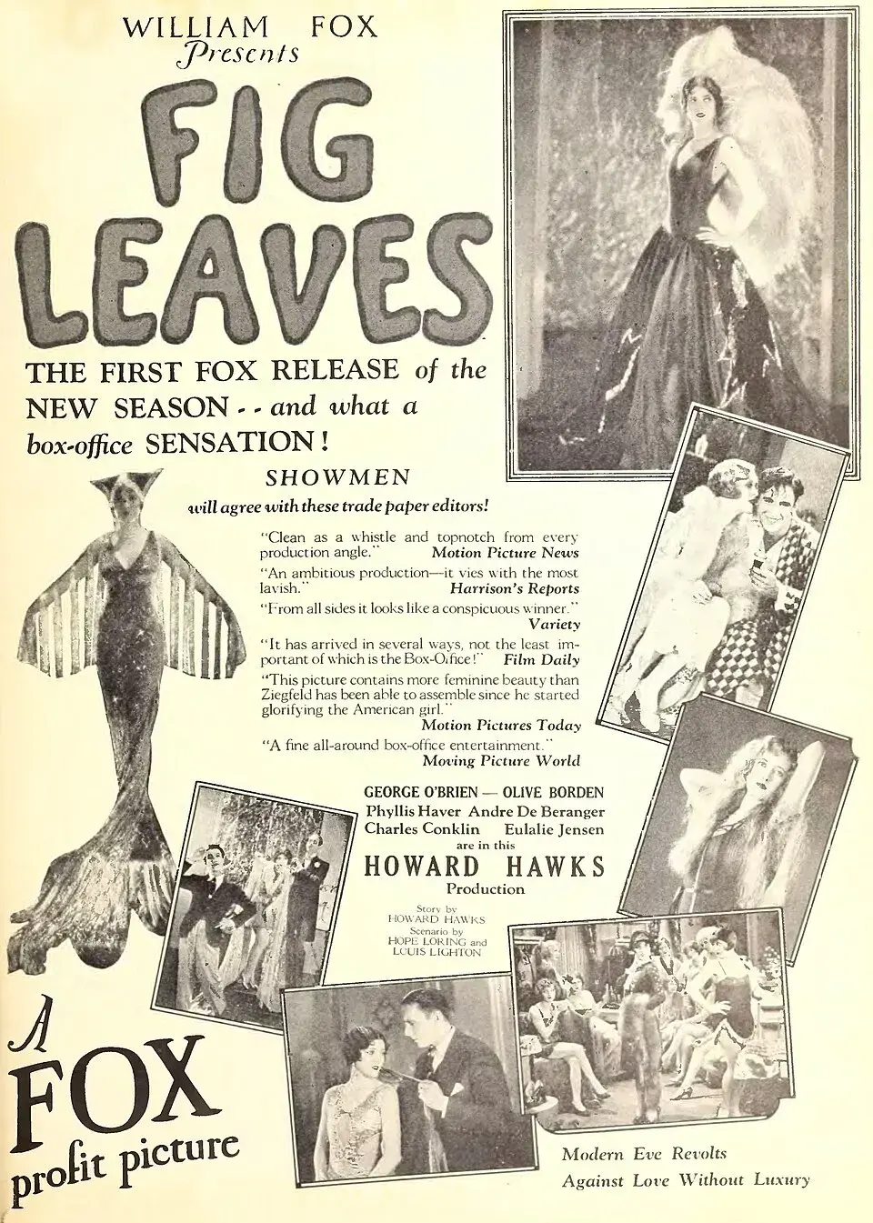 فیلم برگ‌های انجیر (Fig Leaves 1926)