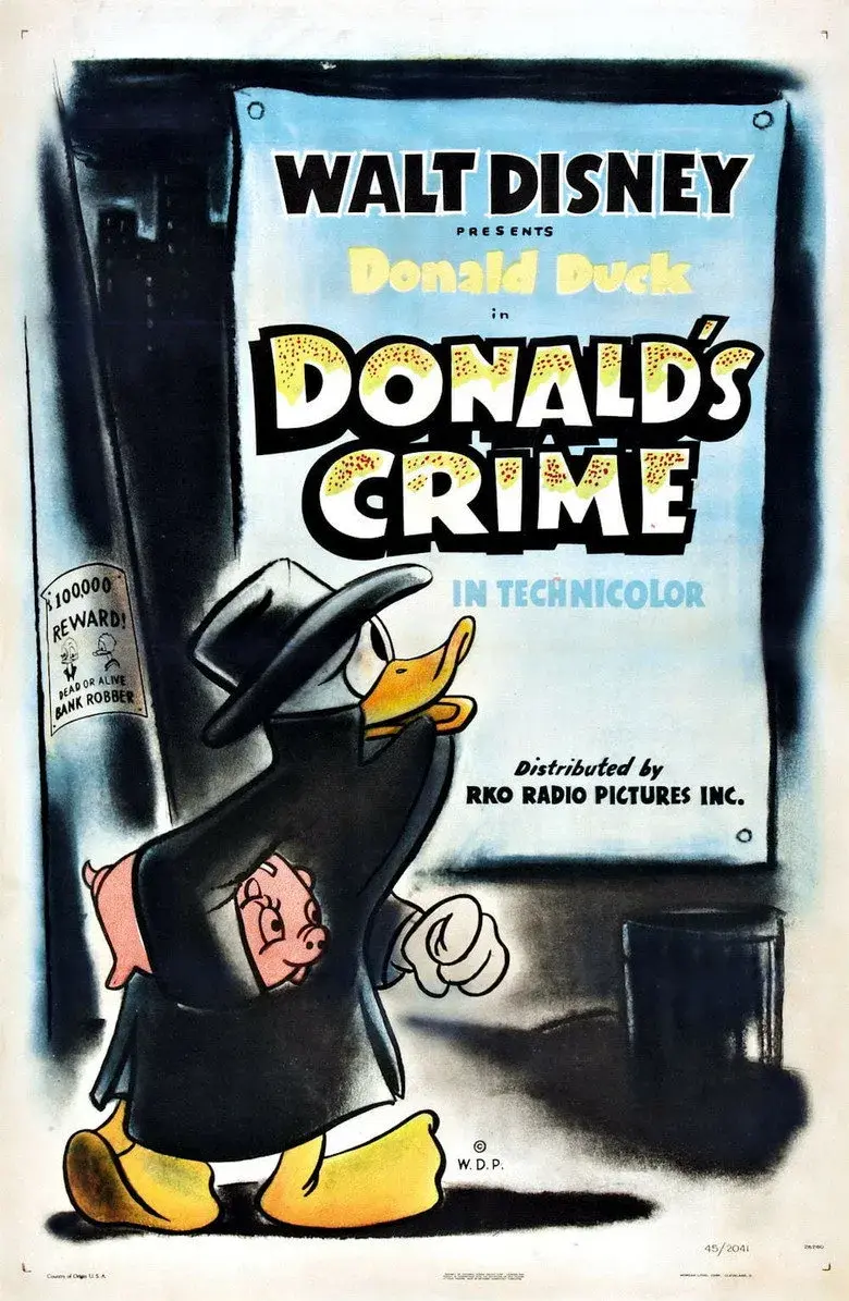 انیمیشن جنایت دونالد (Donald's Crime 1945)
