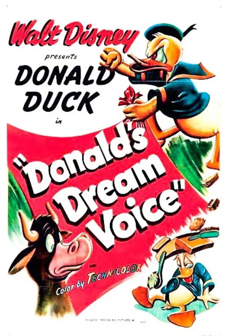 انیمیشن صدای رؤیایی دونالد (Donald's Dream Voice 1948)