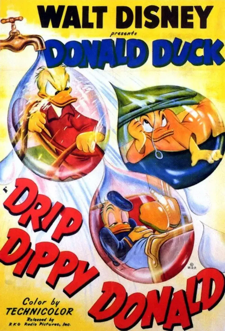 انیمیشن دونالد چکه‌ای (Drip Dippy Donald 1948)
